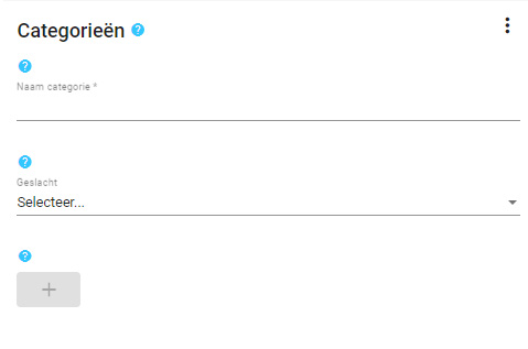 Een nieuwe categorie invoeren