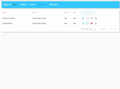 WKS-Tv - navigatie structuur